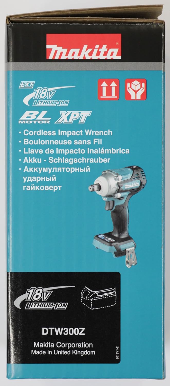 Makita DTW300Z 18V Brushless Impact Wrench, Cordless – Batteries and Charger Not Included