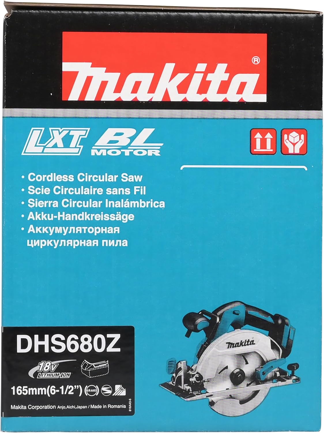 Makita DHS680Z 18V Li-Ion LXT Brushless Circular Saw 165mm – Batteries & Charger Not Included