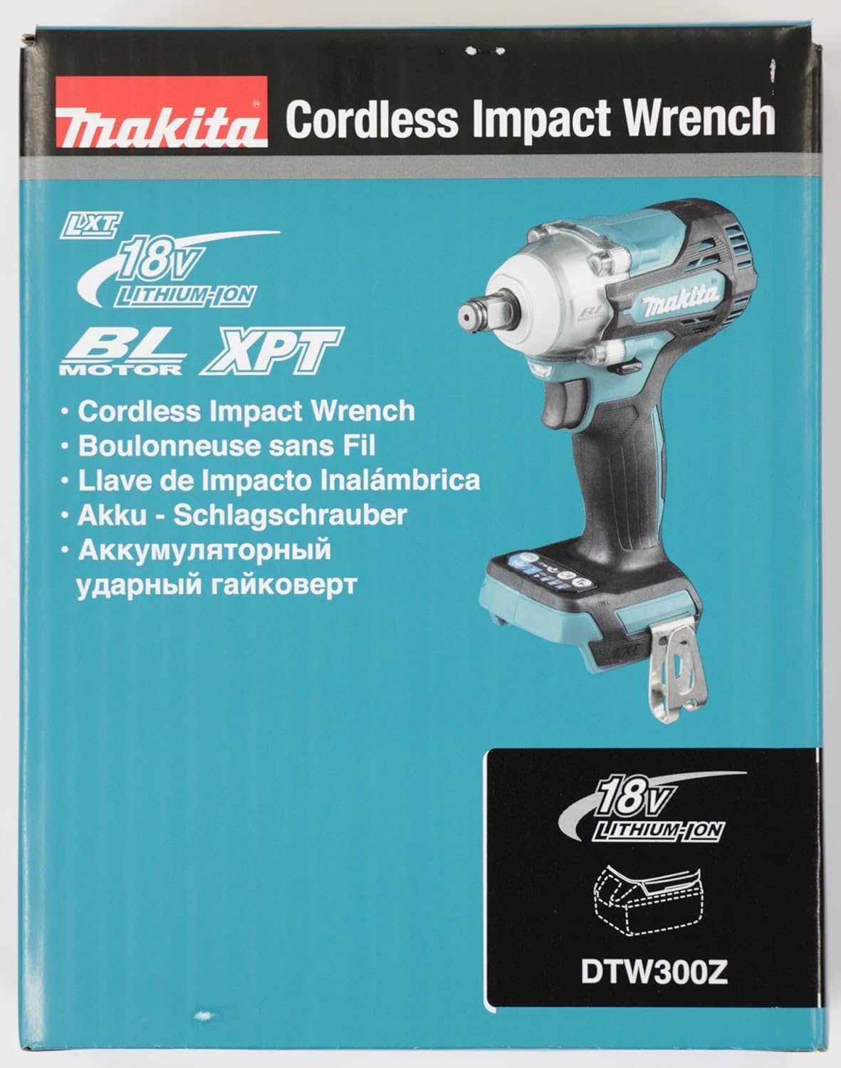 Makita DTW300Z 18V Brushless Impact Wrench, Cordless – Batteries and Charger Not Included