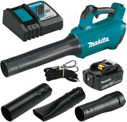 Makita DUB184RT 18V LXT Brushless Blower Set – 1 x 5.0Ah Battery + Charger Included